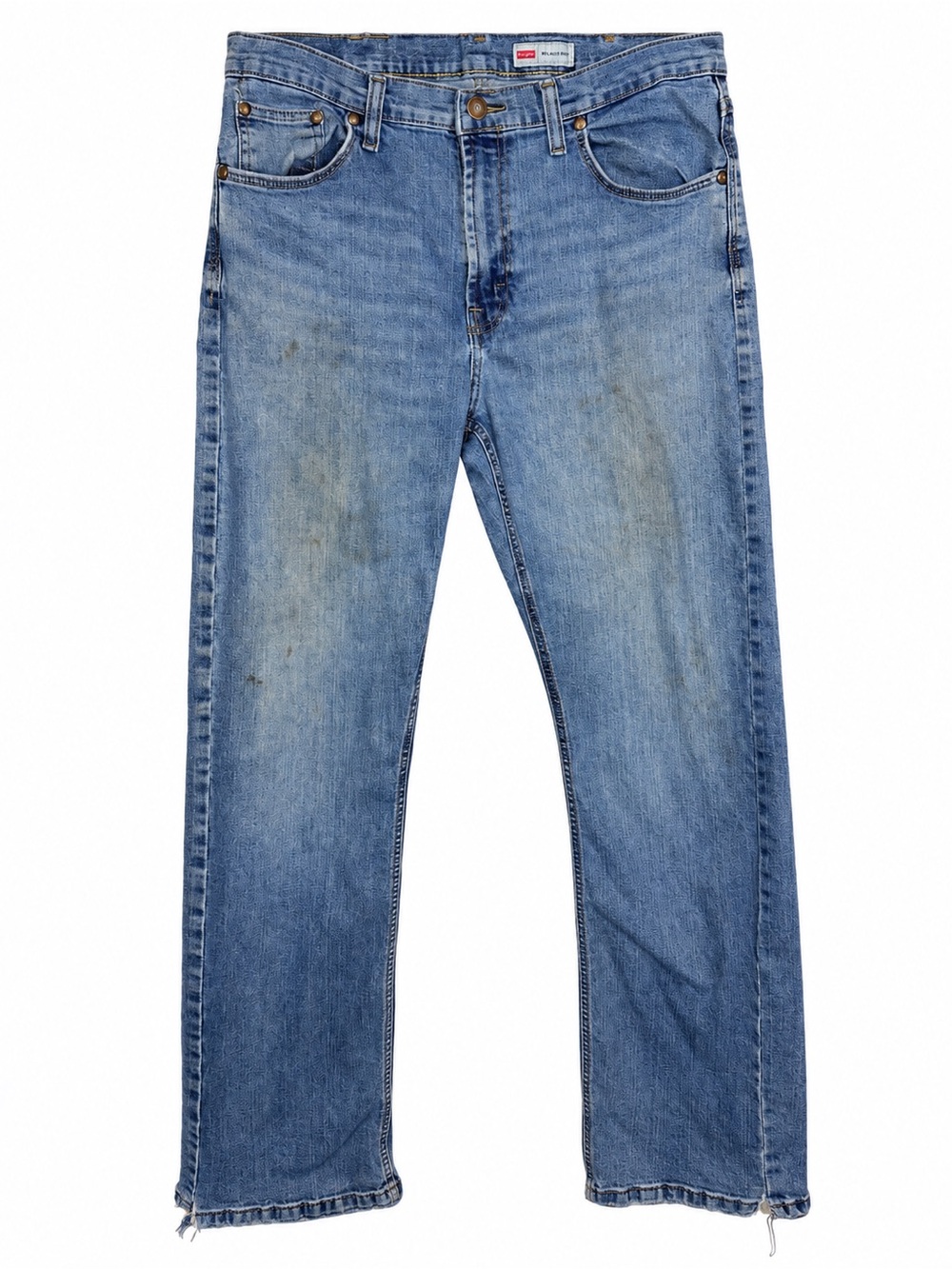 Wrangler Five Star Premium Flex Jeans 34x34 Relaxed Bootcut Stretch Denim Menβs